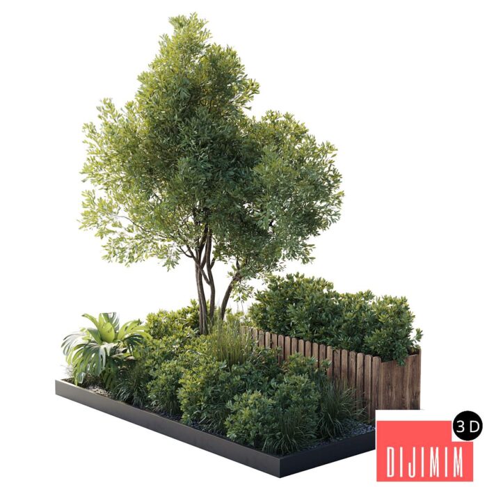 Garden plants set in a box - outdoor set 150 - Görsel 1