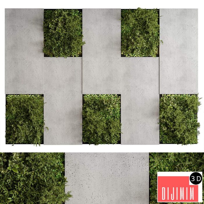 Vertical Garden - Green Wall 77 - Görsel 1