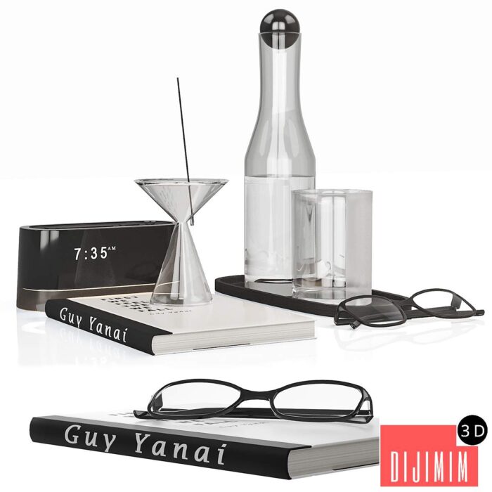 Minimalistic men decor with a carafe - Görsel 1