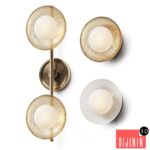 West Elm Bezel Wall Lamps