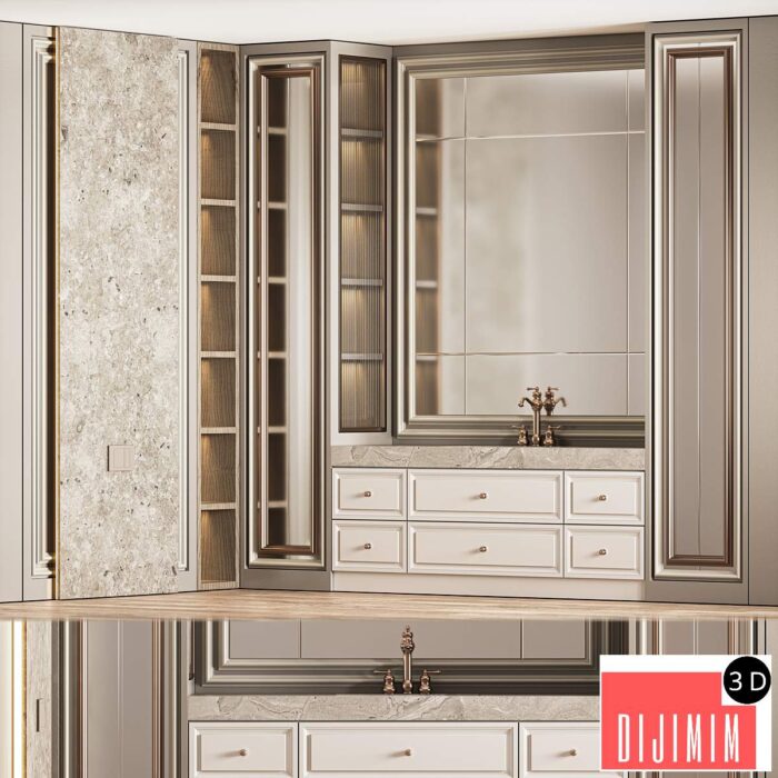 Bathroom Furniture Set 15 - Görsel 1