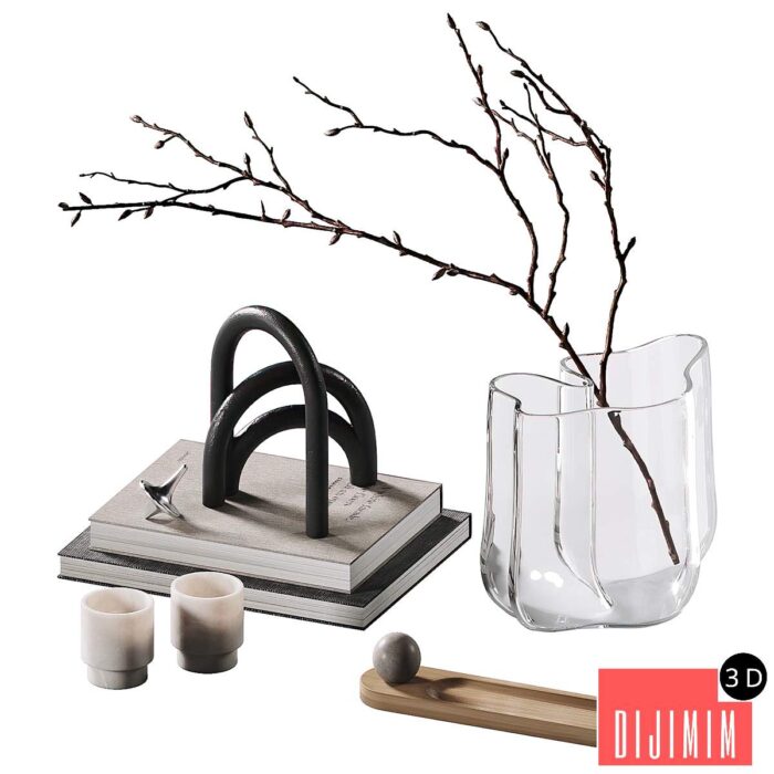 Decorative coffee table set 41 - Görsel 1
