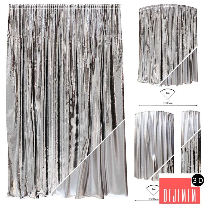 foil curtains - Görsel 1