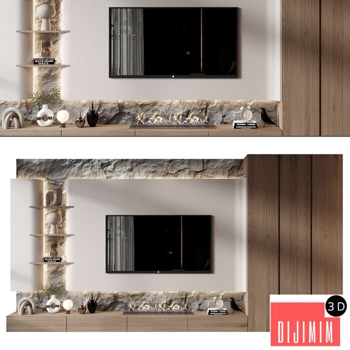 TV shelf 0684 - Görsel 1