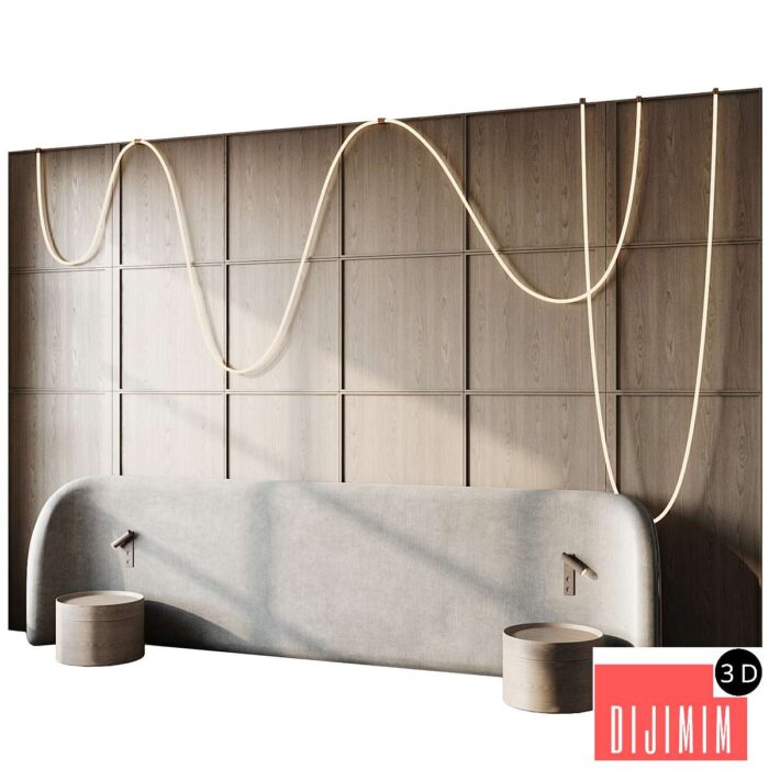 Headboard 3d Wall Panel 21 - Görsel 1