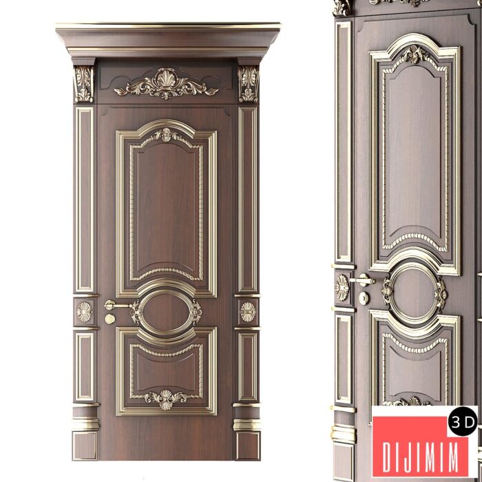 Classic door Barocco 2 - Görsel 1