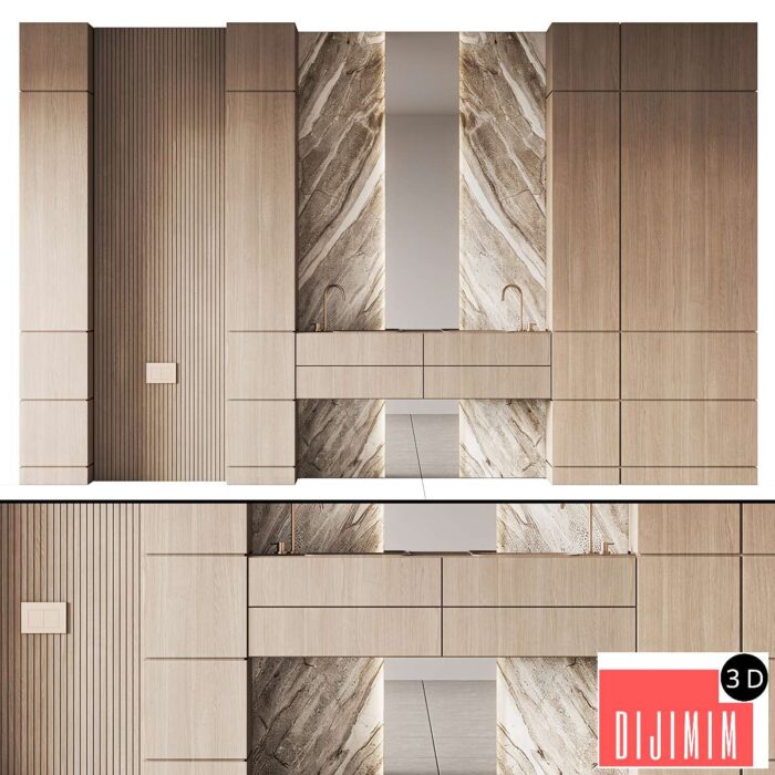 Bathroom Furniture Set 23 - Görsel 1
