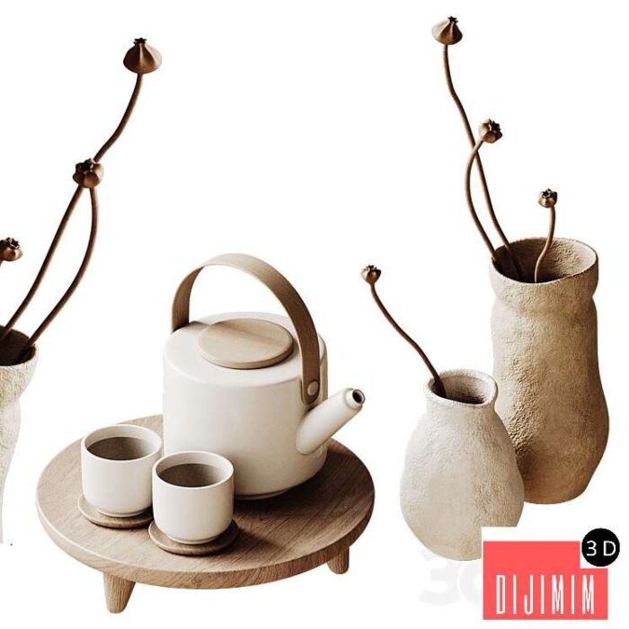 Japandi Decorative Set - Görsel 1