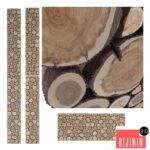 Prefabricated juniper panel