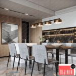 A015-现代风格-Modern style-Corona model