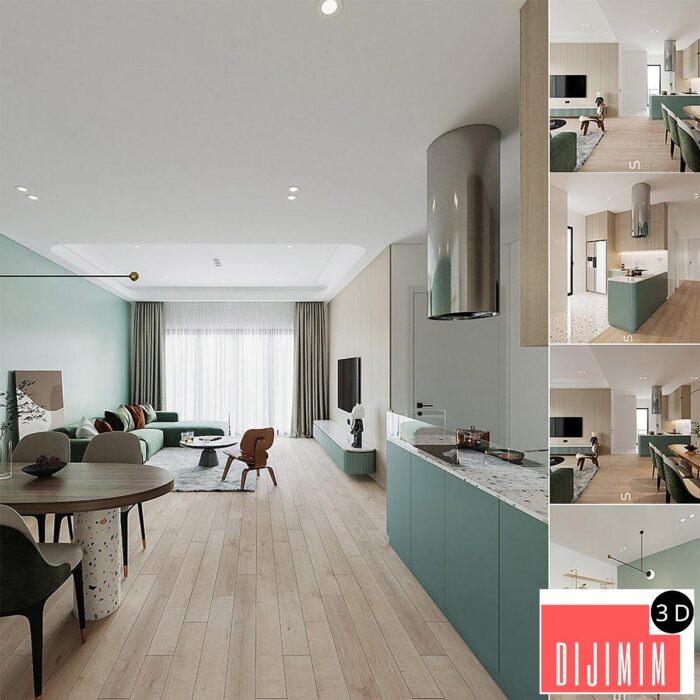 Apartment 04 3dsmax File - Görsel 1