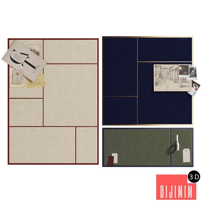 Nouveau Pin Board - Görsel 1