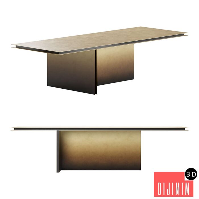 Folio dining table by De Castelli - Görsel 1