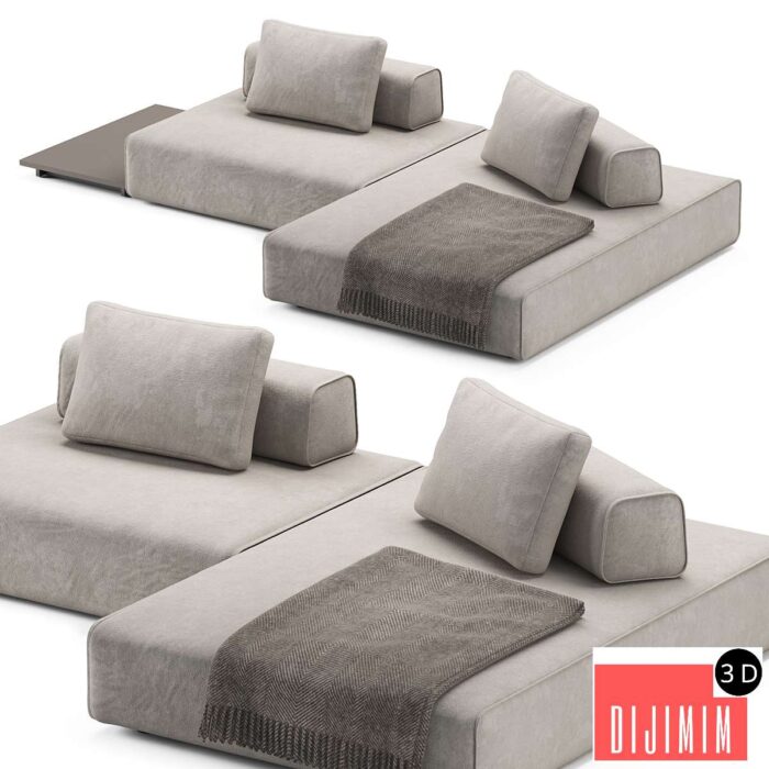 LEMAMOBILI NIVEAUX sofa 02 - Görsel 1