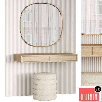 Hanging dressing table