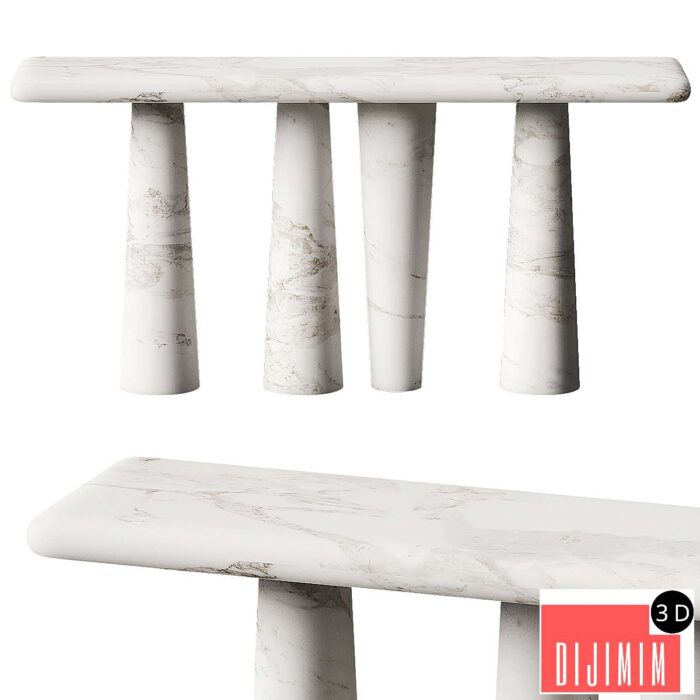 CB2 Inverse Console Table - Görsel 1