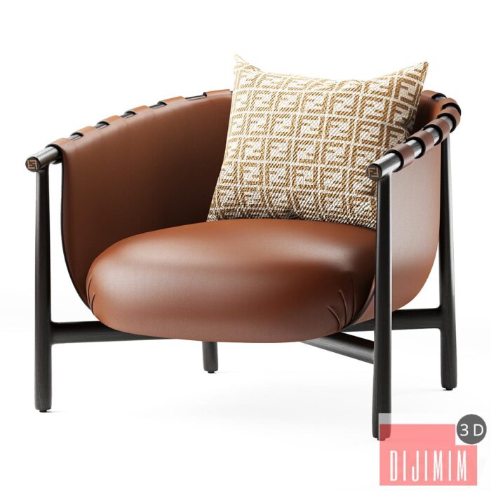 Fendi armchair Cleo - Görsel 1