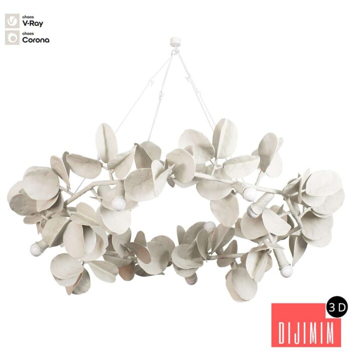 Pendant lamp Olga Engel Moonpapier Paris - Görsel 1