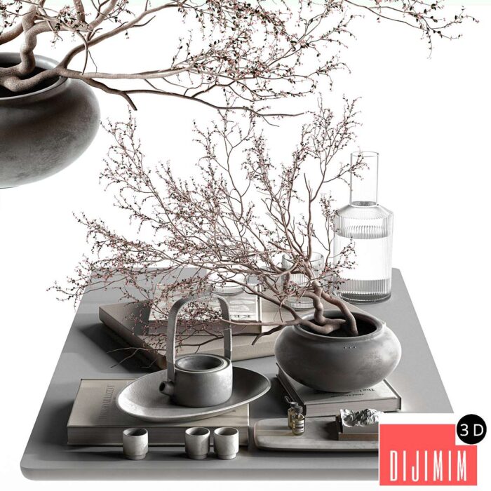 Decorative Set 067-Japanese Set - Görsel 1