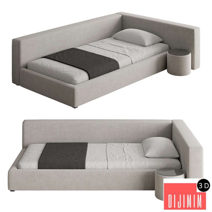 The bed in the children's room BOCA MINI BED 001 - Görsel 1