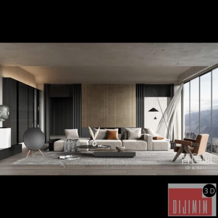 Modern A Living Room ID:599341936