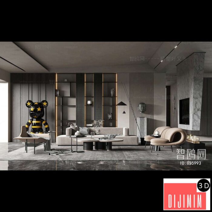 Modern A Living Room ID:670946682 - Görsel 1