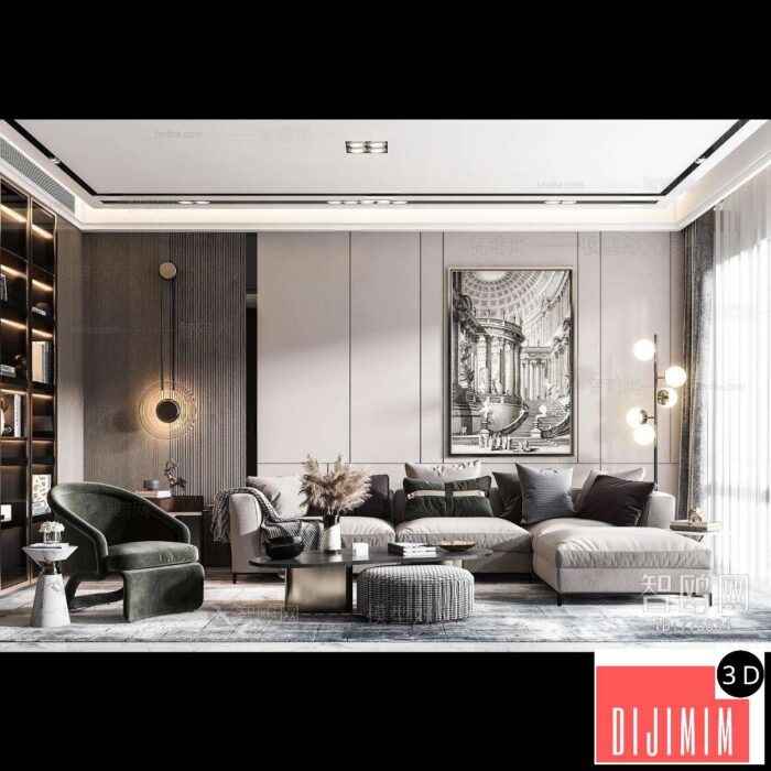 Modern A Living Room ID:930006897 - Görsel 1