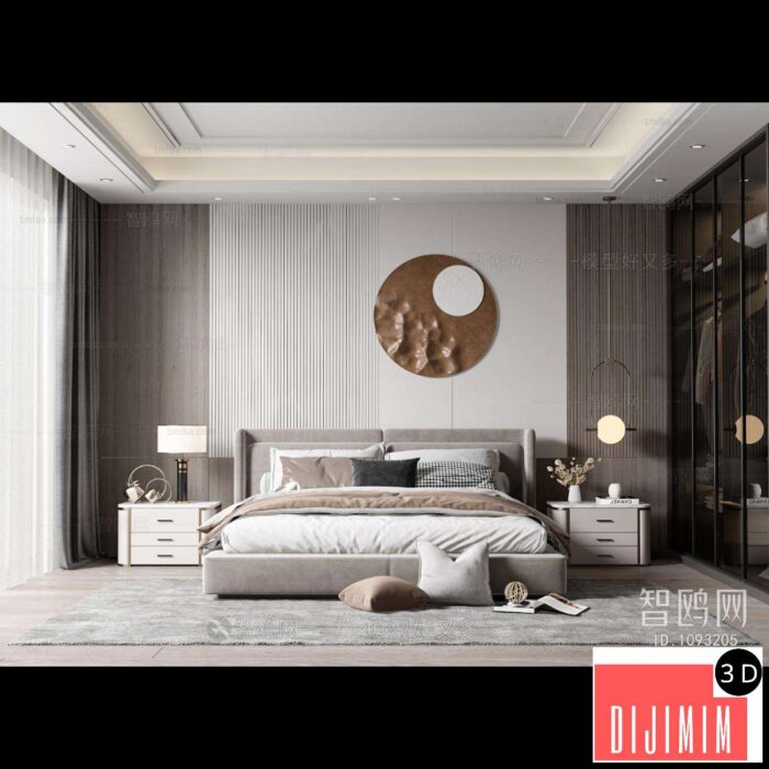 Modern Bedroom ID:382520915 - Görsel 1