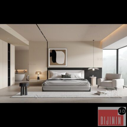 Modern Bedroom ID:493383888