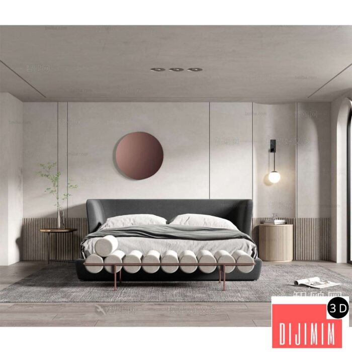 Modern Bedroom ID:602782171 - Görsel 1