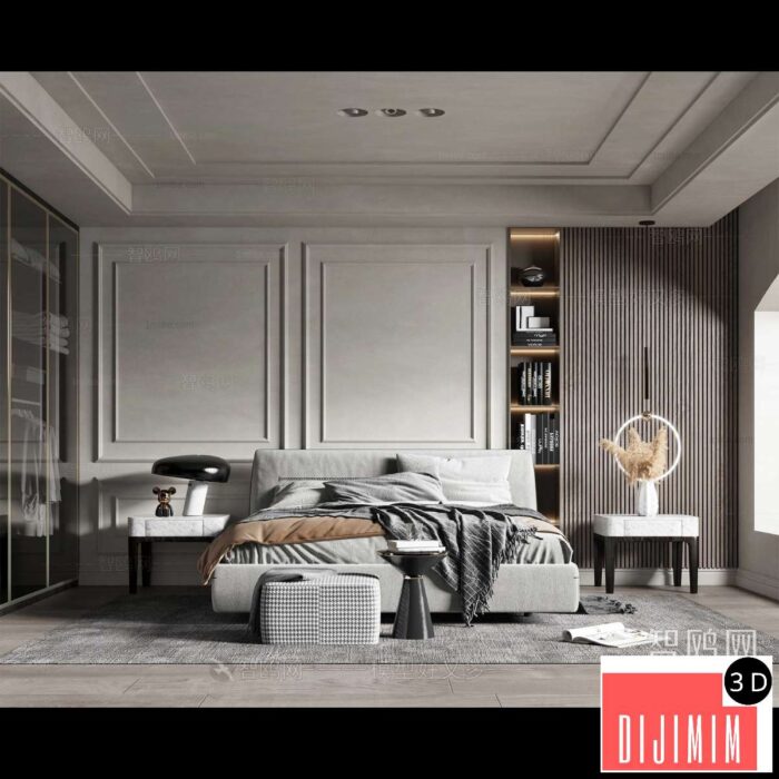 Modern Bedroom ID:717956866 - Görsel 1