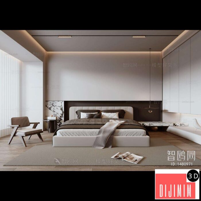 Modern Bedroom ID:810894974 - Görsel 1