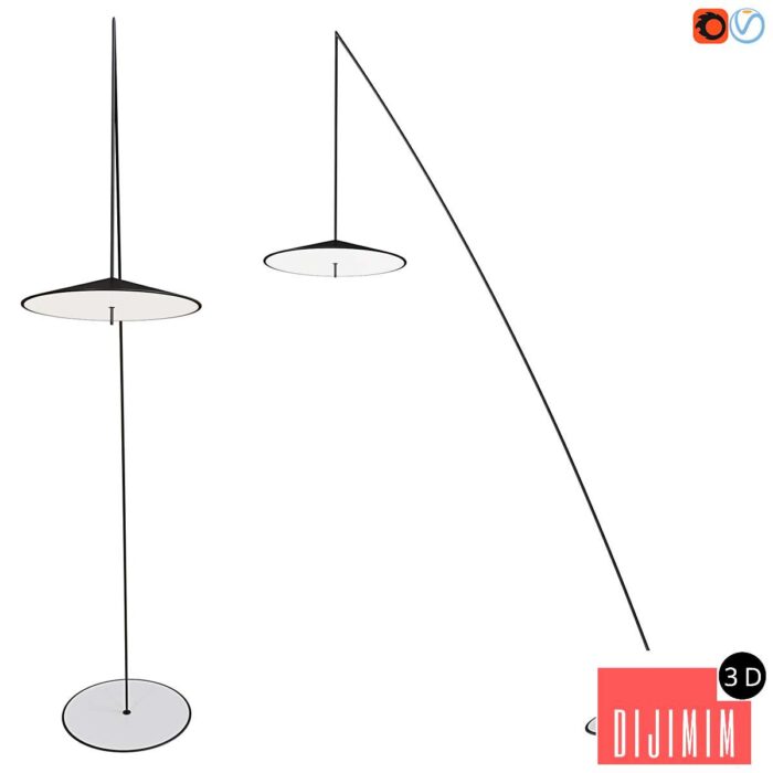 LED floor lamp MAUNO Lampatron - Görsel 1