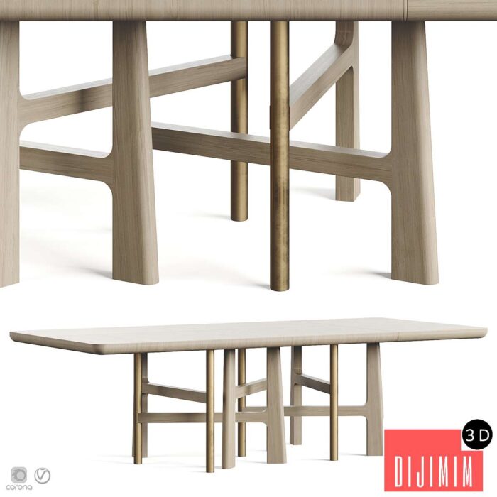 Atelier Tortil Wood I Table - Görsel 1