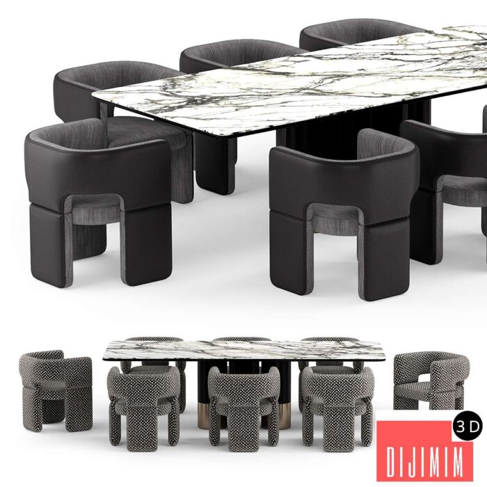 Table and chairs elvemobilya - Görsel 1