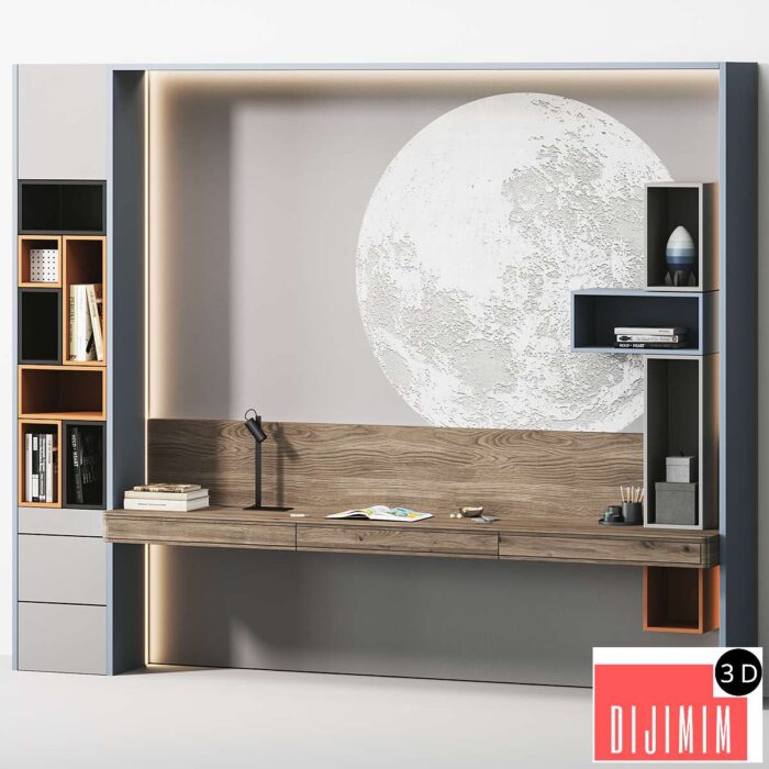 Furniture composition for children's room - Görsel 1