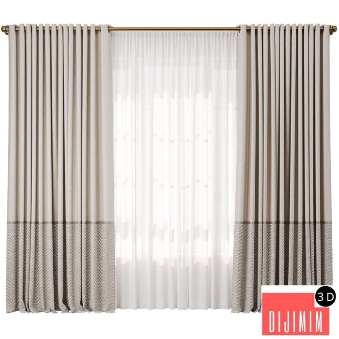 Curtain 22/curtains with eyelets - Görsel 1