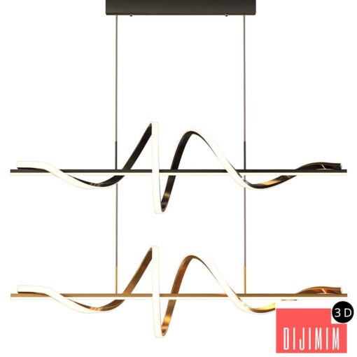 Woma Spiral strip Pendant Light