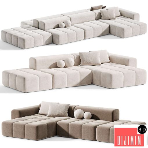 Modular sofa Verdon By Retehome