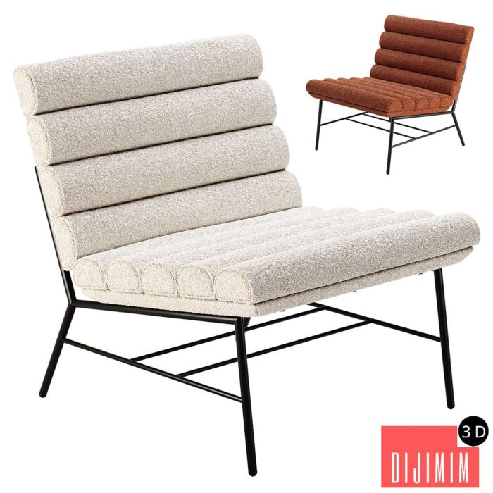 Pan Flute Armchair by Saba Italia - Görsel 1