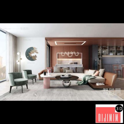 Modern A Living Room ID:397305712