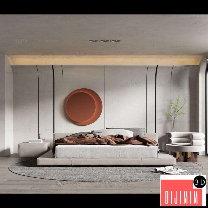 Modern Bedroom ID:101258641 - Görsel 1