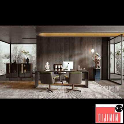 Wabi-sabi Style Study Space ID:432363033