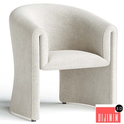Dining chair Elmore, Portland Cream
