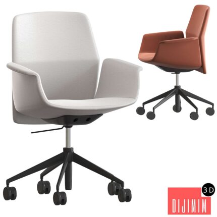 Downtown office chair by Poltrona Frau