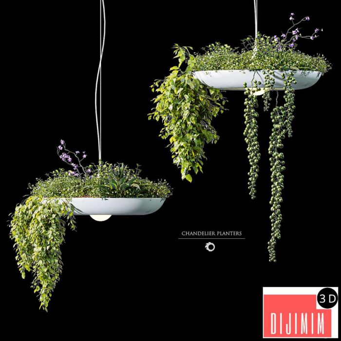 Chandelier plant pot - Görsel 1