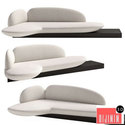 Origin large sofa by Jimmy Delatour