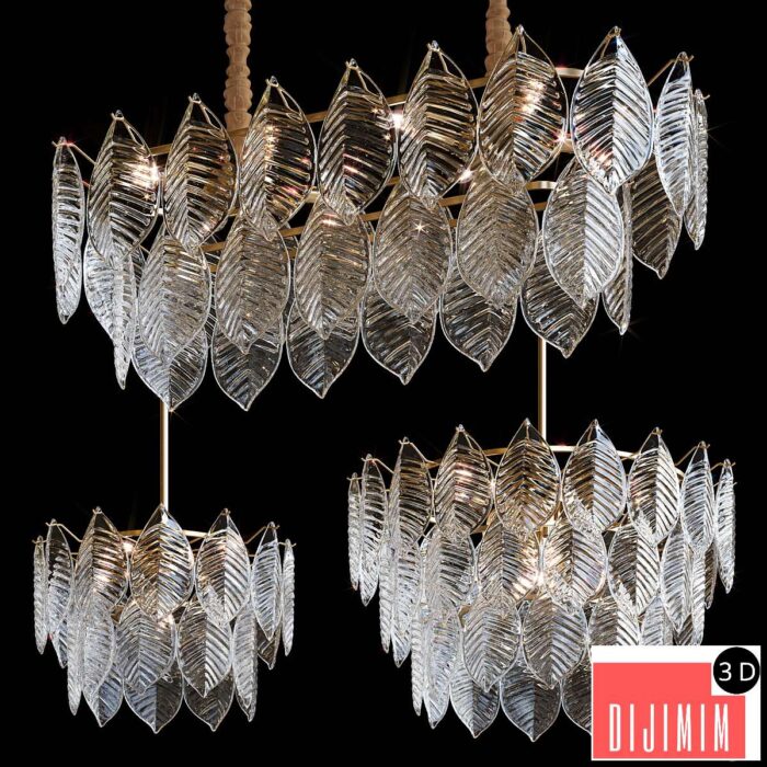 Pendant chandeliers Modern Chandelier Umea - Görsel 1
