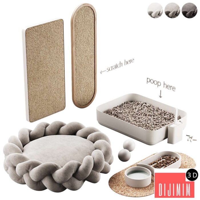 448 pets accessories 01 equipment for cats and dogs P1 - Görsel 1
