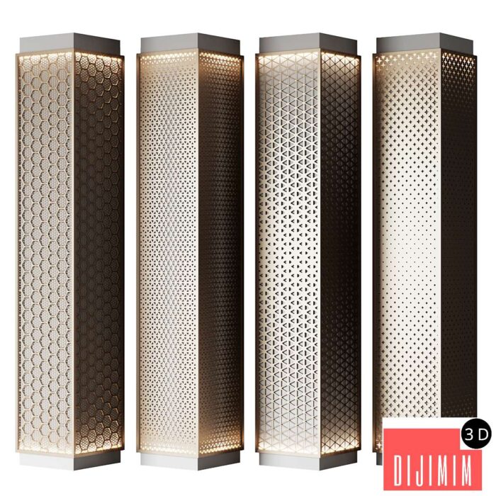 Metal columns with perforation No. 4 - Görsel 1